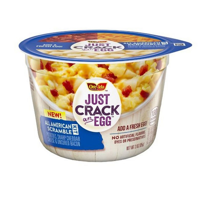 Just Crack An Egg All American Scramble Kit Breakfast Bowls (3 oz) from