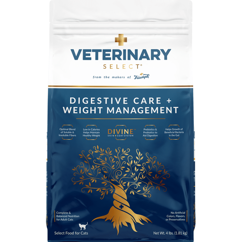 Veterinary Select Food for Cats, Digestive Care + Weight Management