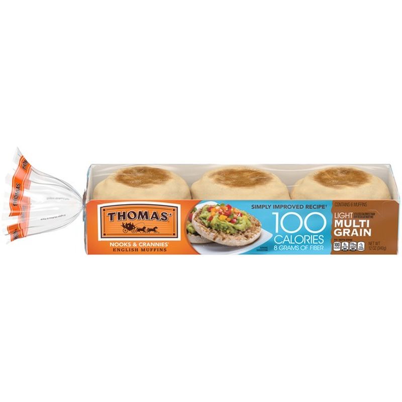 Thomas Light MultiGrain English Muffins (12 oz) from AJ's Fine Foods