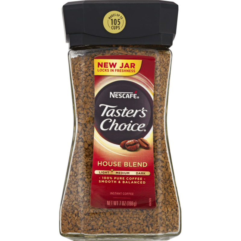 Nescafe Taster's Choice House Blend Medium Light Roast Instant Coffee