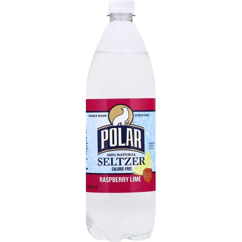 Polar Seltzer, 100% Natural, Raspberry Lime (33.8 oz) from Safeway ...