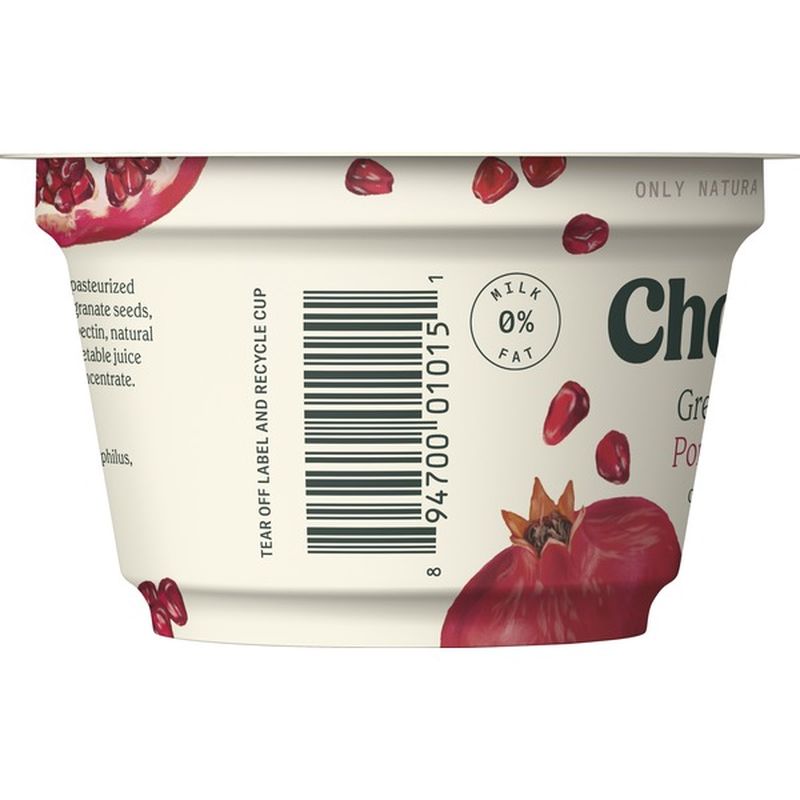 Chobani Greek Yogurt, Non Fat, Pomegranate on the Bottom (5.3 oz) from