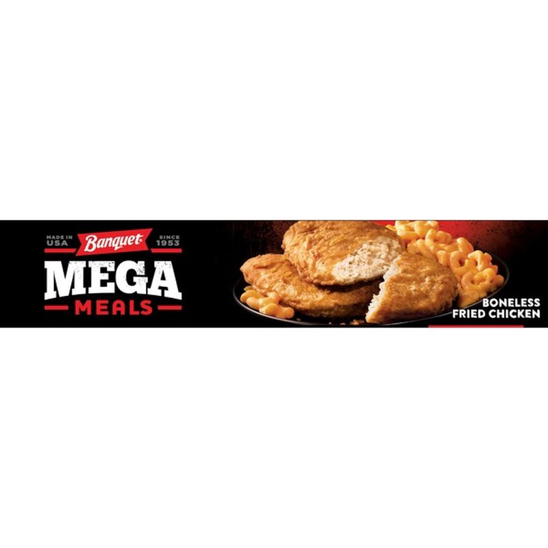 Banquet Mega Meals Boneless Fried Chicken (12 oz) - Instacart