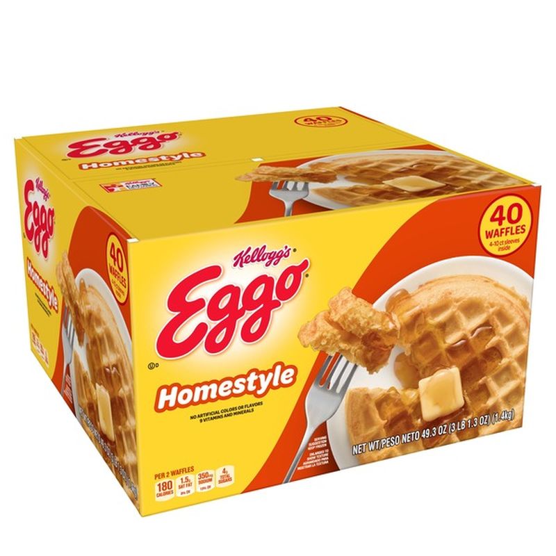 Kellogg's Eggo Frozen Waffles Homestyle (10 ct) Instacart