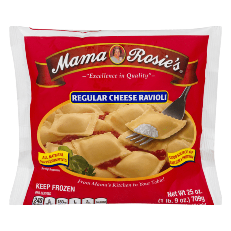 Mama Rosie's Regular Cheese Ravioli (25 oz) Instacart