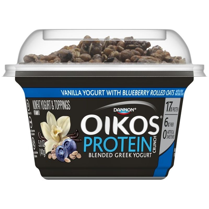 Oikos Protein Crunch Nonfat Vanilla Greek Yogurt (5 oz) Instacart