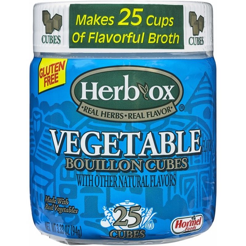 HerbOx Vegetable Flavor Bouillon Cubes (25 ct) Instacart