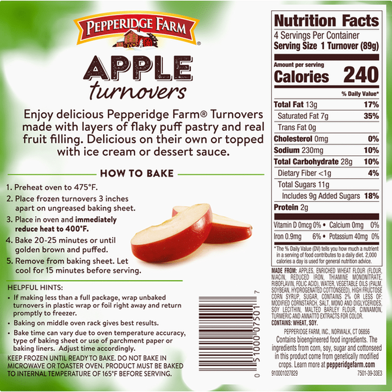Pepperidge Farm® Apple Turnovers (12.5 oz) Instacart