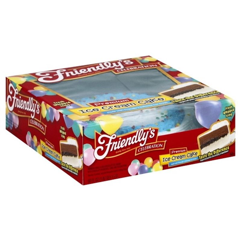 Friendly�s Ice Cream Cake, Premium, Vanilla and Chocolate