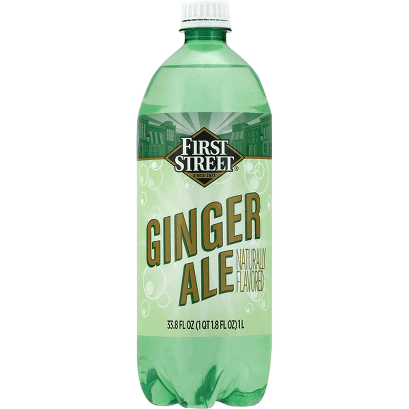 First Street Soda, Ginger Ale (33.8 oz) Instacart