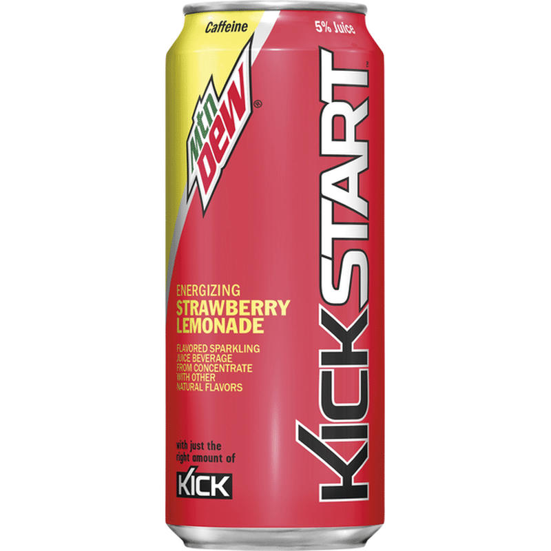 Mtn Dew Strawberry Lemonade Energy Drink (16 fl oz) Instacart