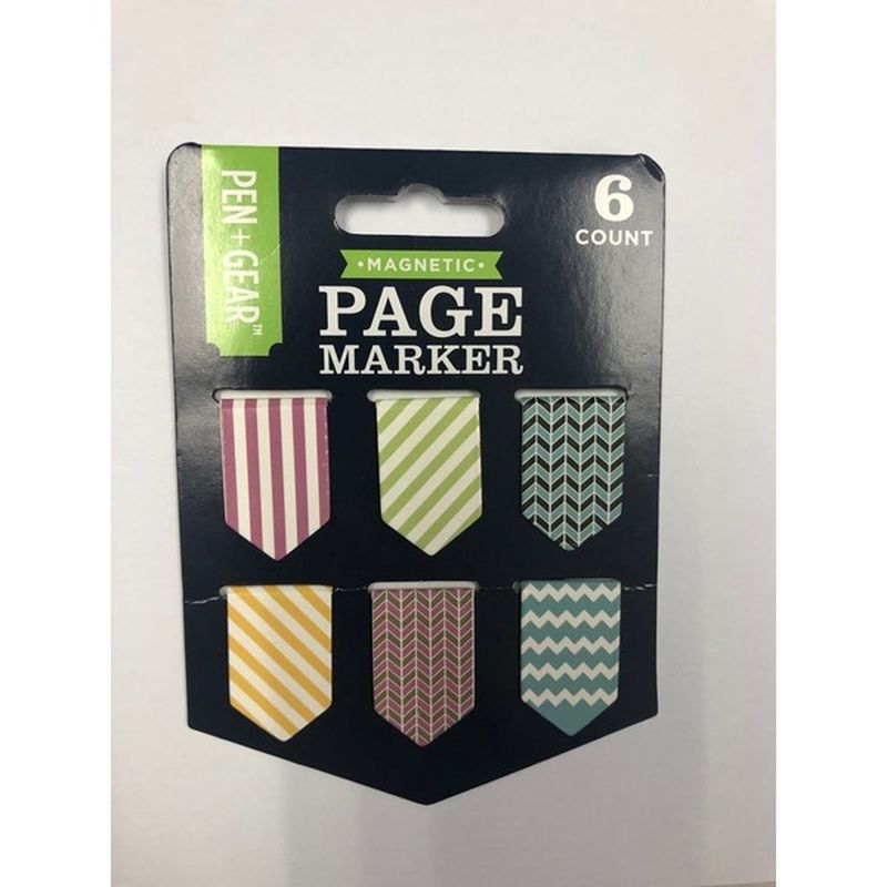 Pen + Gear Marbled Page Marker (6 ct) Instacart