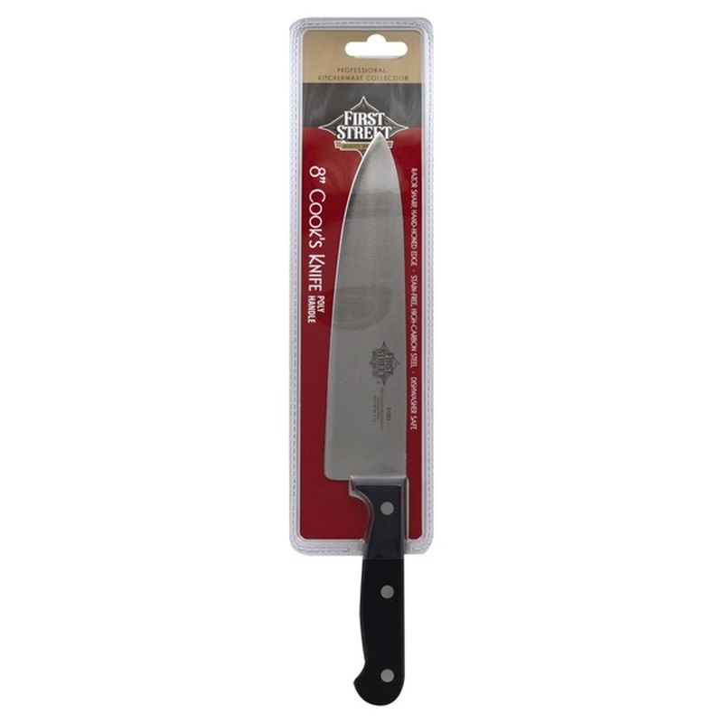 First Street 8 inch Cooks Knife Poly Handle (each) - Instacart