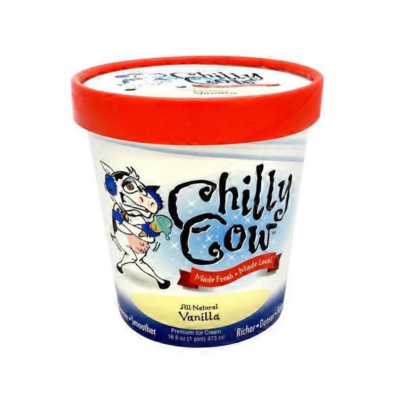 The Chilly Cow Vanilla Ice Cream (16 oz) Instacart