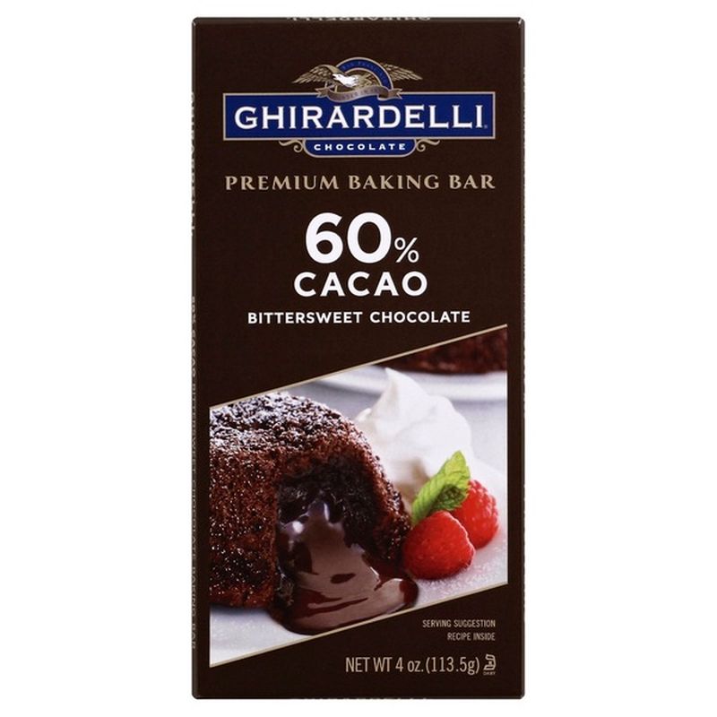 Ghirardelli Chocolate Premium Baking Bar 60 Cacao Bittersweet
