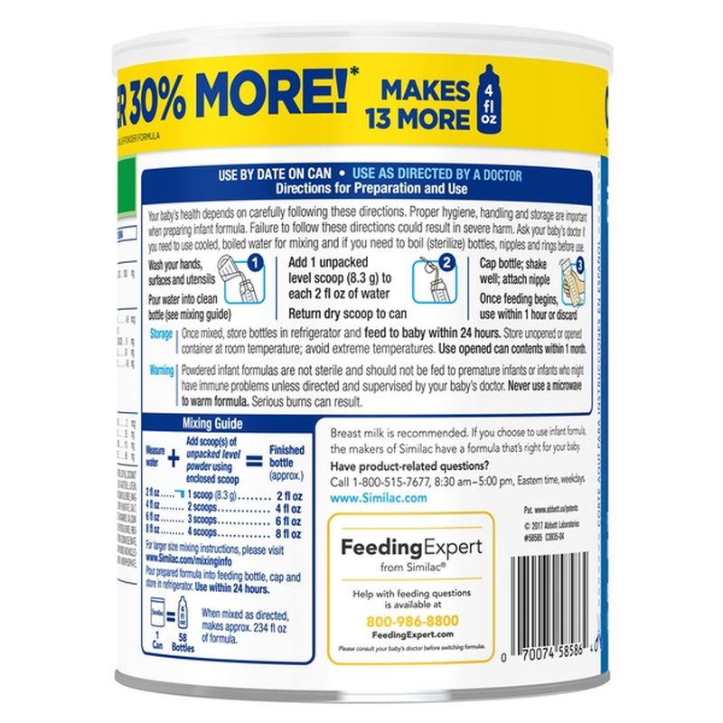 similac advance 30.8 oz