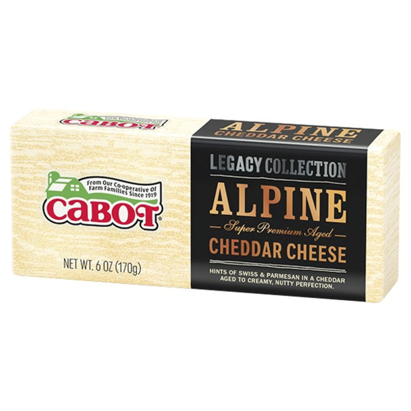 Cabot Creamery Aged Alpine Cheddar Cheese (6 oz) - Instacart