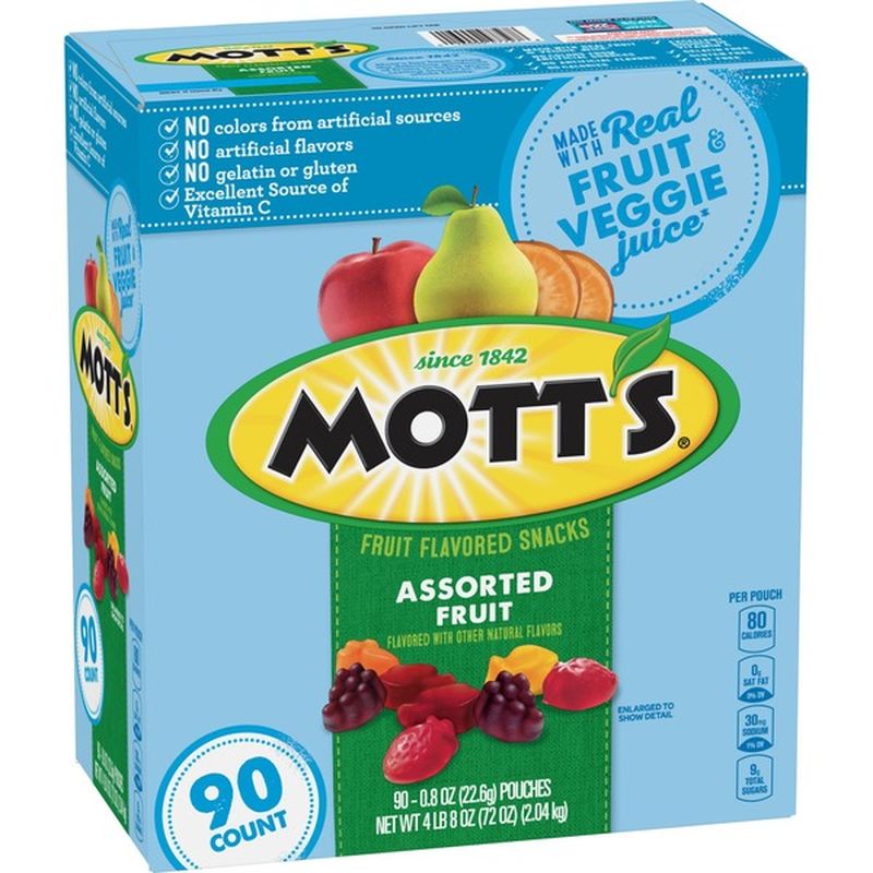Mott's Fruit Flavored Snacks, Assorted Fruit (90 each) from BJ's