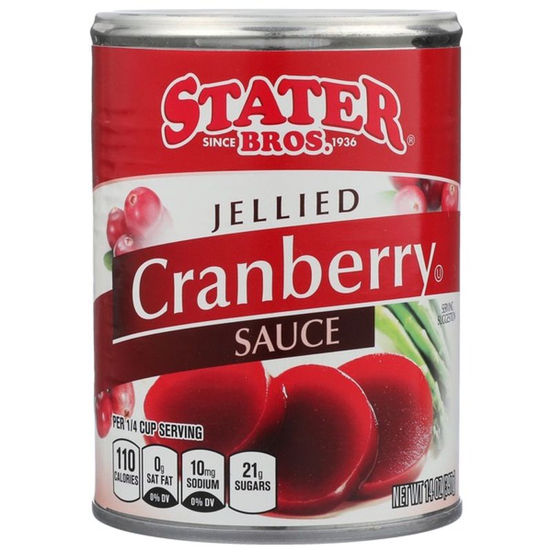 Stater Bros Jellied Cranberry Sauce (14 oz) from Stater Bros. - Instacart