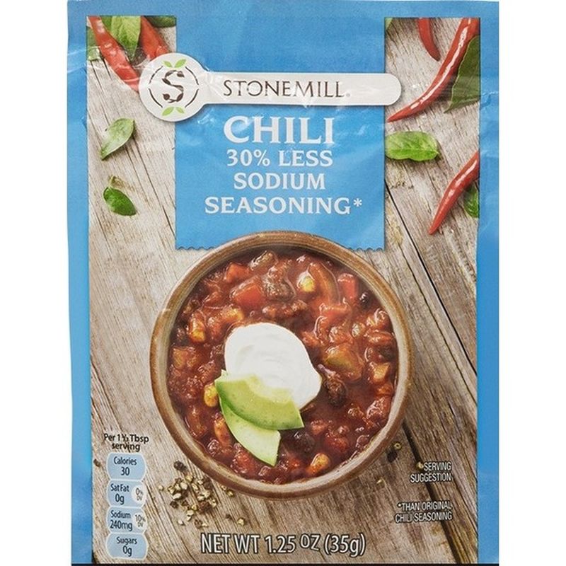 Stonemill Reduced Sodium Chili Mix (1.25 oz) from ALDI Instacart