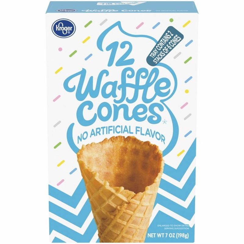 Kroger Waffle Cones (7 oz) from Kroger Instacart