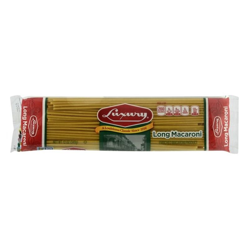 Luxury Pasta, Macaroni, Long (12 oz) Instacart
