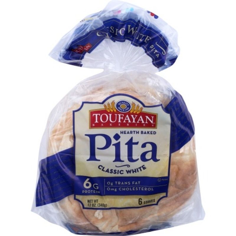 Toufayan Pita, Classic White (6 each) from Sprouts Farmers Market