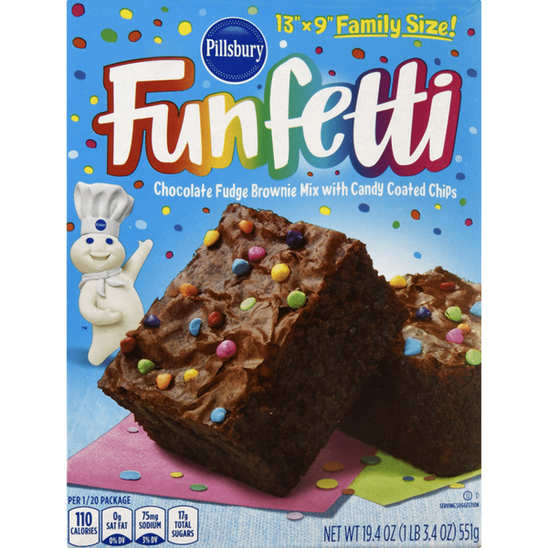 Pillsbury Brownie Mix, Chocolate Fudge (19.4 oz) Instacart