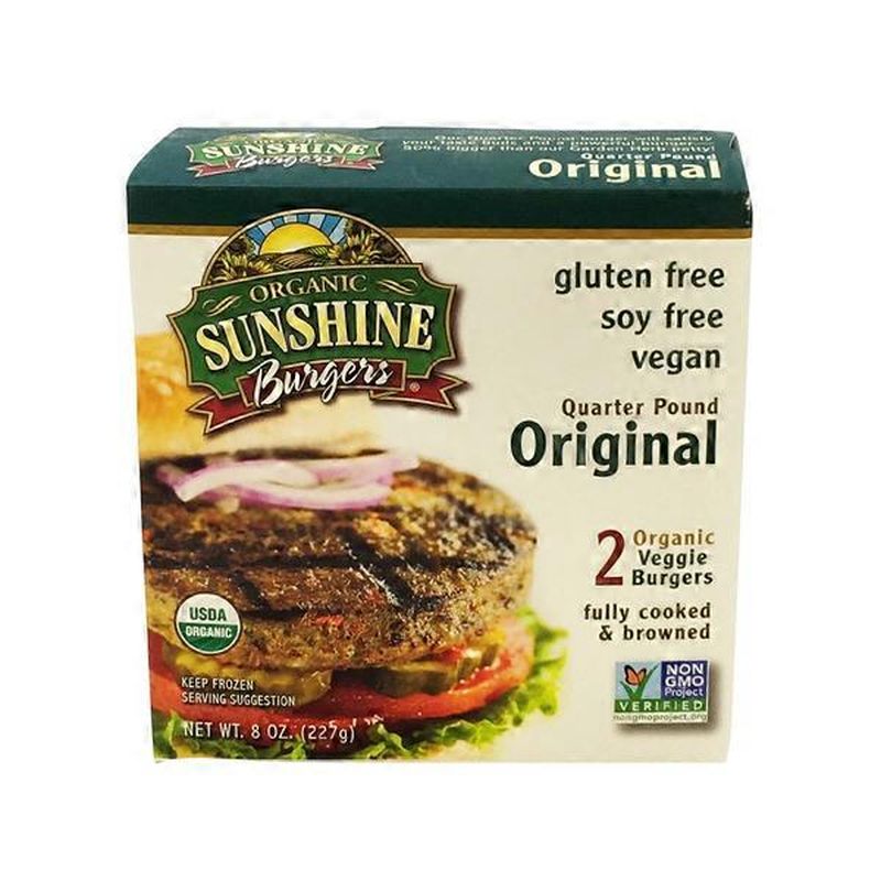 Sunshine Burgers 2 Organic Veggie Burgers (2 ct) from Star Market