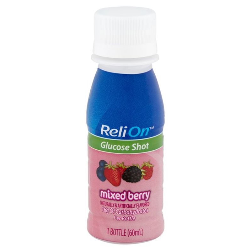 ReliOn mixed berry Glucose Shot (60 ml) - Instacart