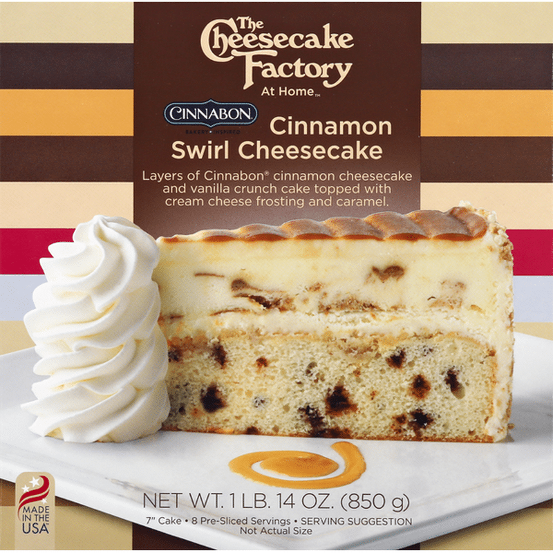 The Cheesecake Factory Cinnamon Swirl Cheesecake 30 Oz Instacart 6340