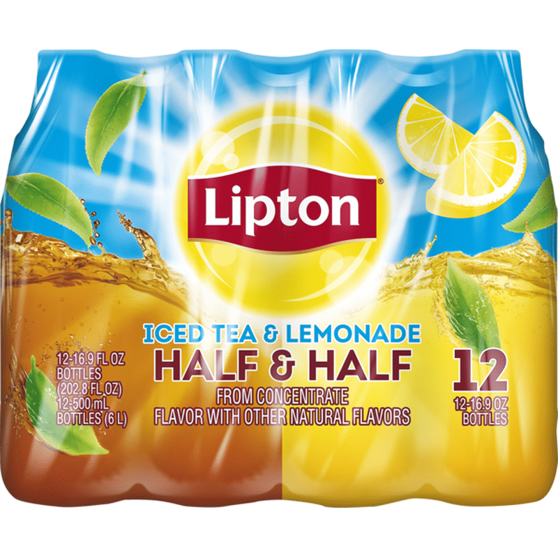 Lipton Half & Half Iced Tea & Lemonade Iced Tea (16.9 fl oz) Instacart