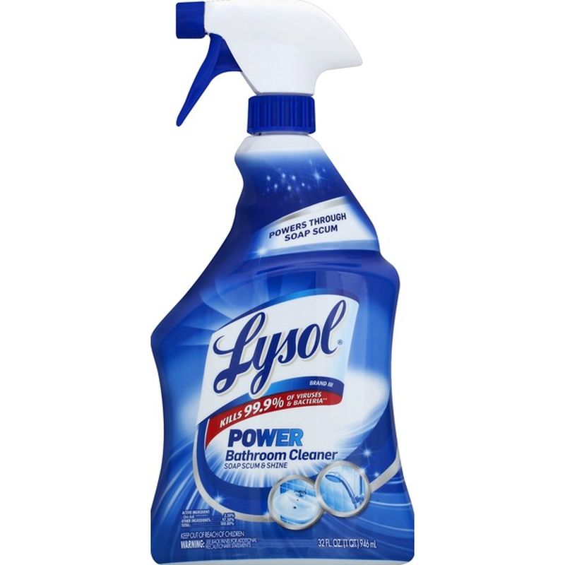 Lysol Power Bathroom Cleaner 32 Fl Oz From Shoprite Instacart