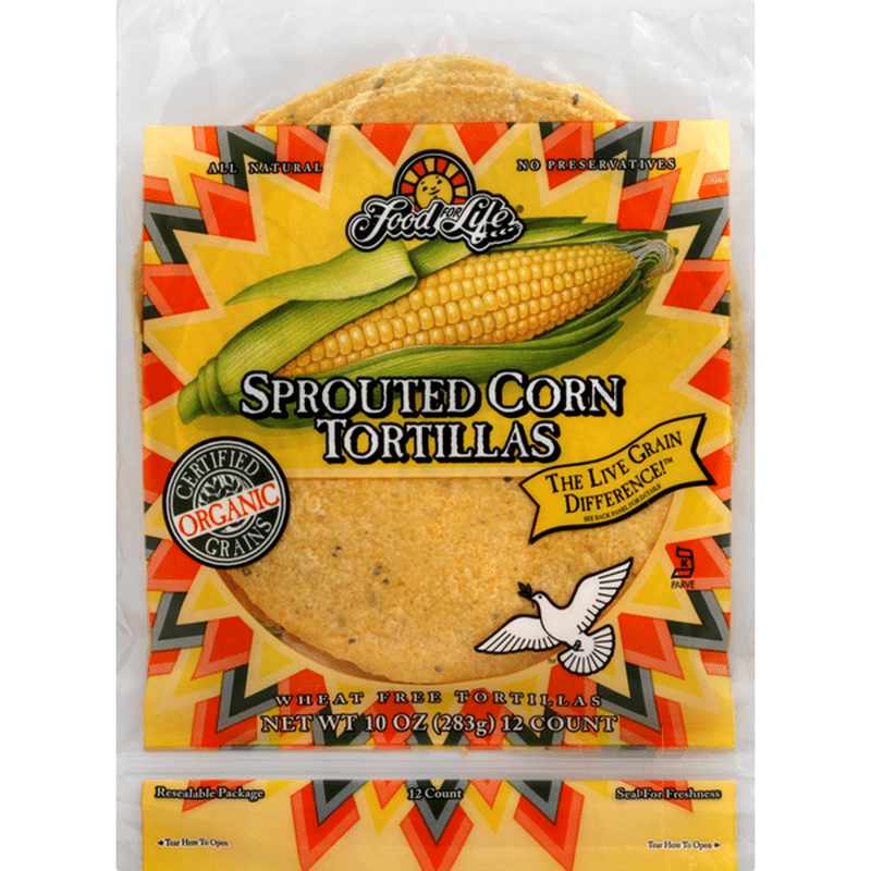 Food for Life Tortillas, Sprouted Corn (12 each) Instacart