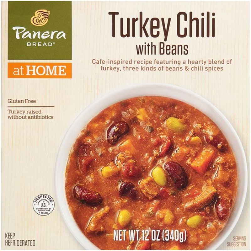 Panera Bread Turkey Chili With Beans 12 Oz Instacart