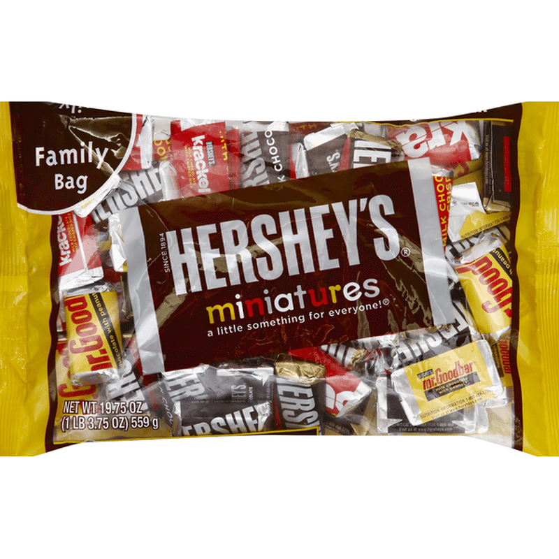 Hershey's Miniatures, Family Bag (19.75 oz) Instacart