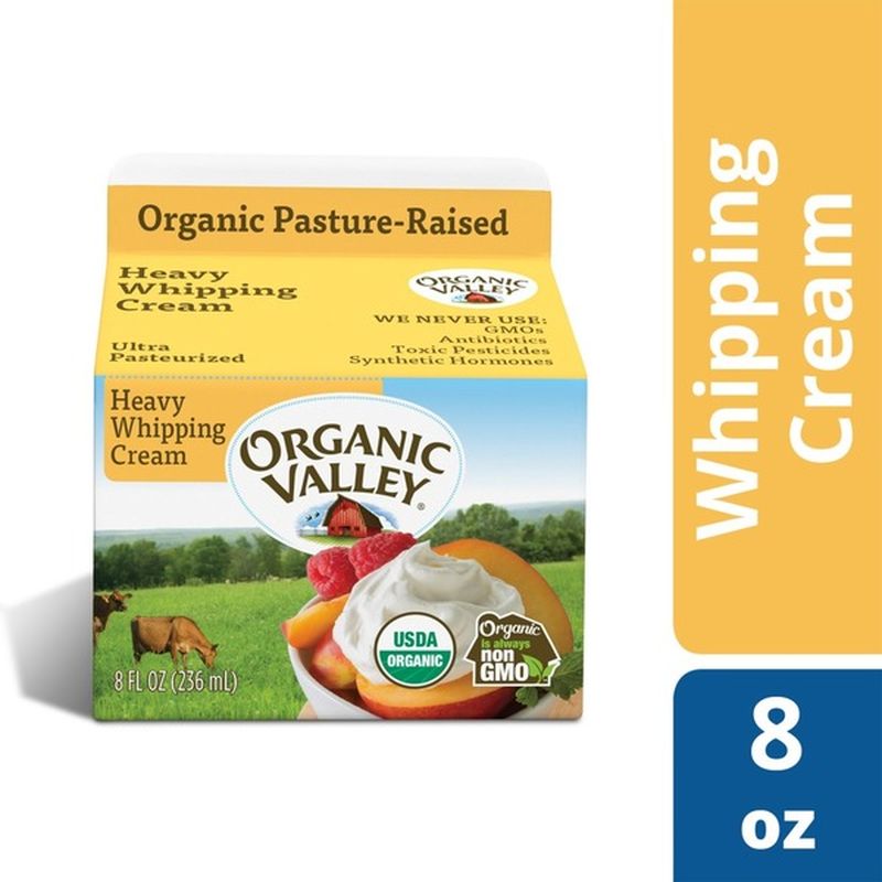 Organic Valley Ultra Pasteurized Organic Heavy Whipping Cream (8 oz) from Lunds & Byerlys