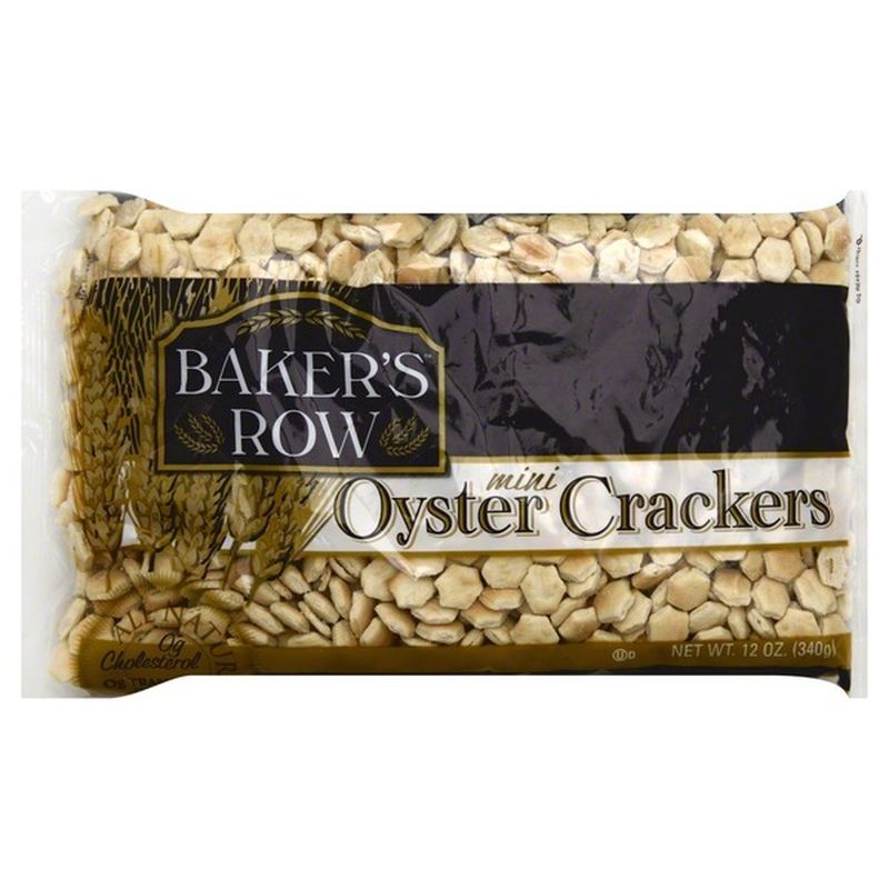 Bakers Row Crackers, Mini Oyster, Bag (12 oz) Instacart