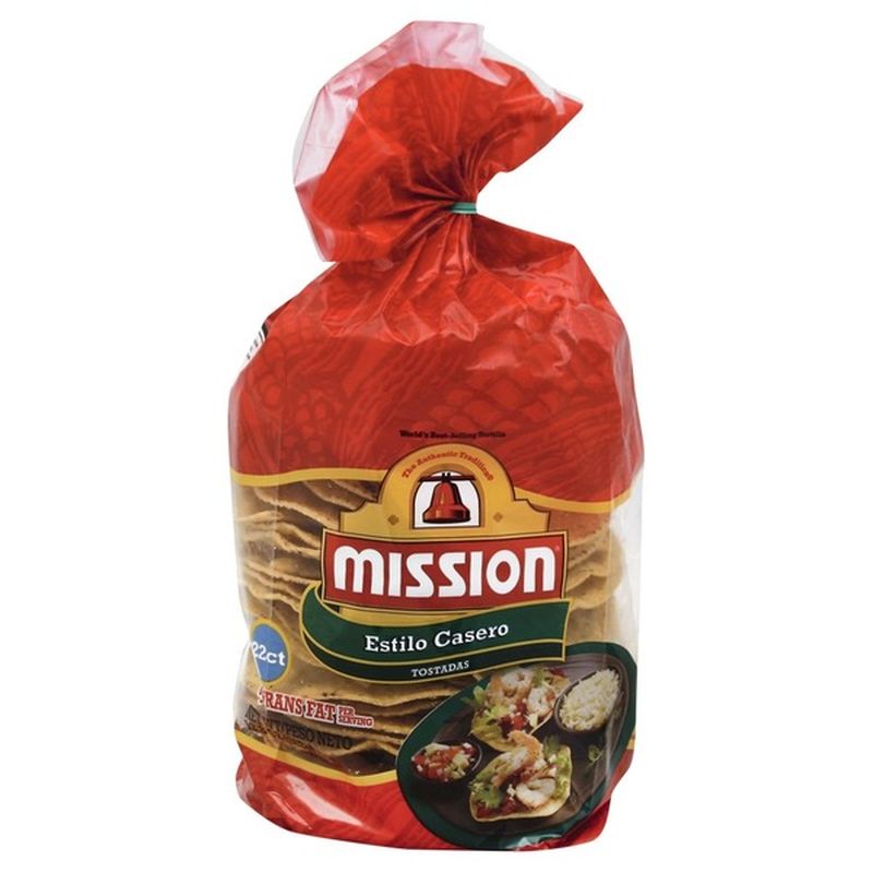 Mission Estilo Casero Tostadas (362 g) from H-E-B - Instacart