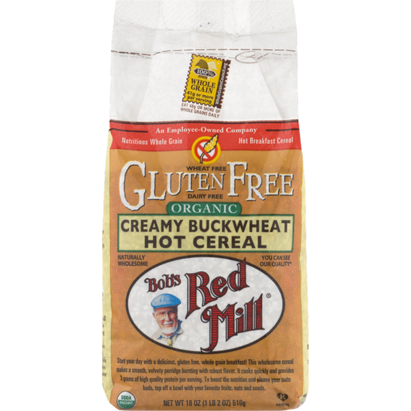 Bob's Red Mill Organic Creamy Buckwheat Hot Cereal Gluten Free (18 oz