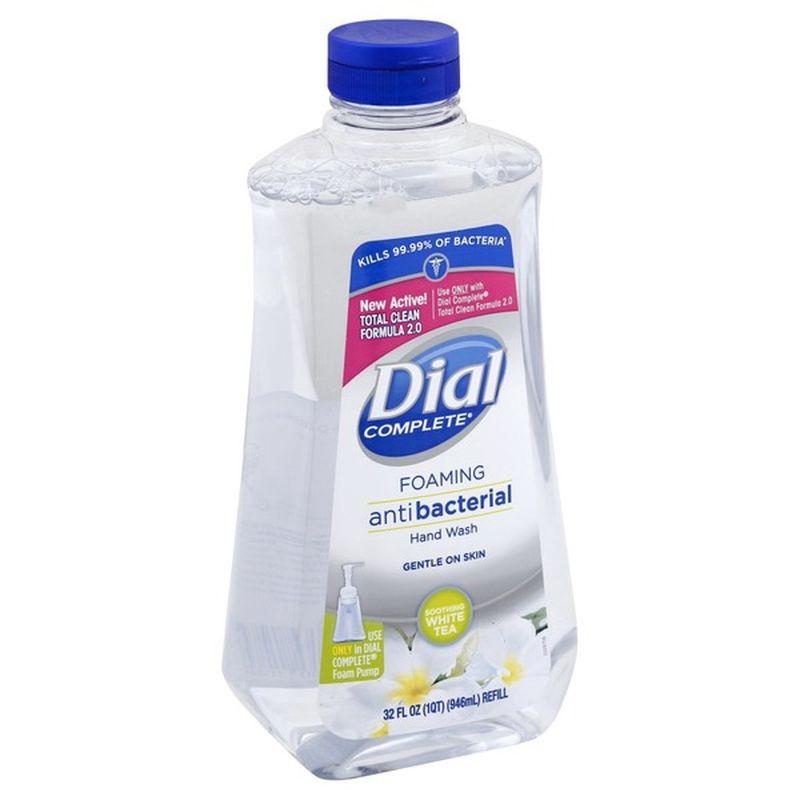 Dial Complete Antibacterial Foaming Hand Wash Refill, Soothing White