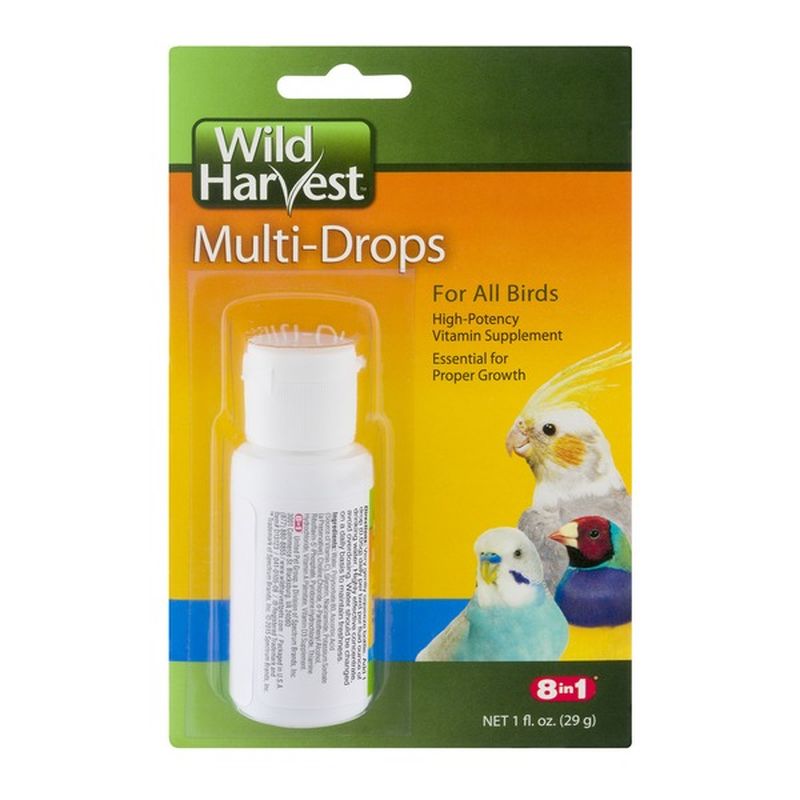 Wild Harvest MultiDrops For All Birds HighPotency Vitamin Supplement