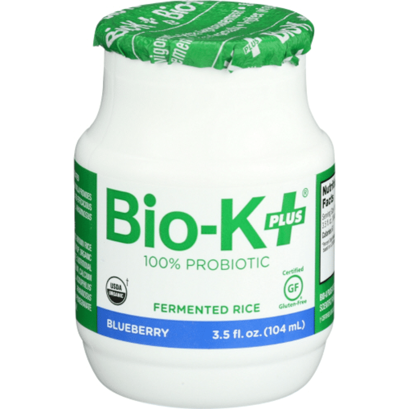 BioK+ Blueberry Probiotic Rice Drink (3.5 fl oz) Instacart