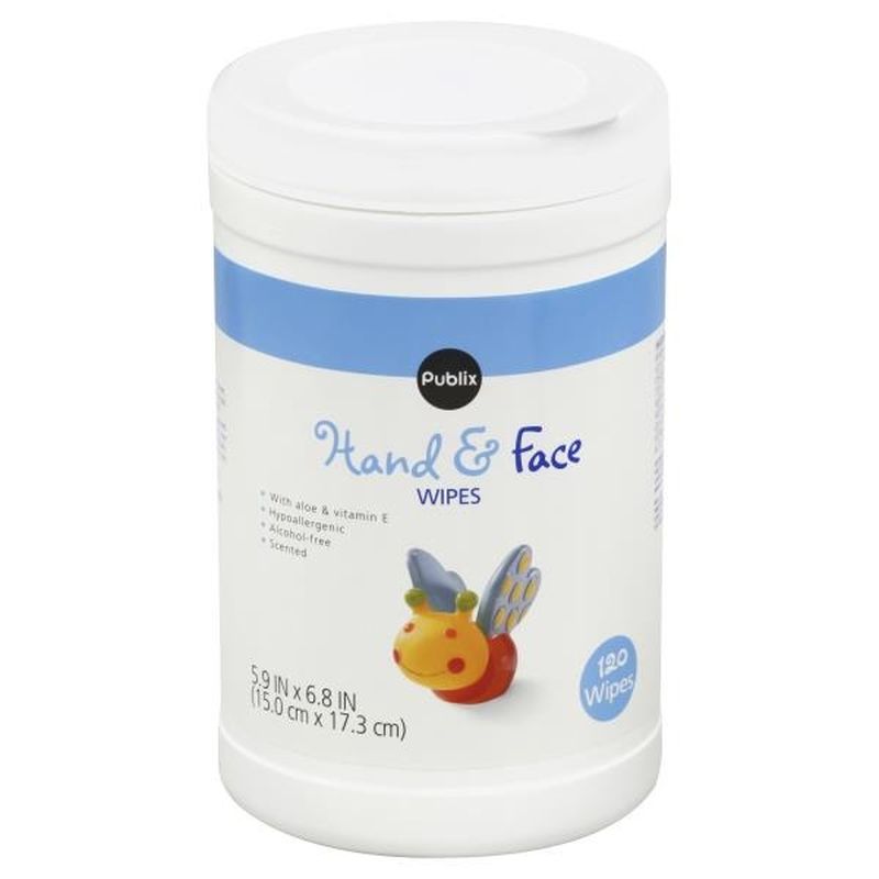 hand and face wipes