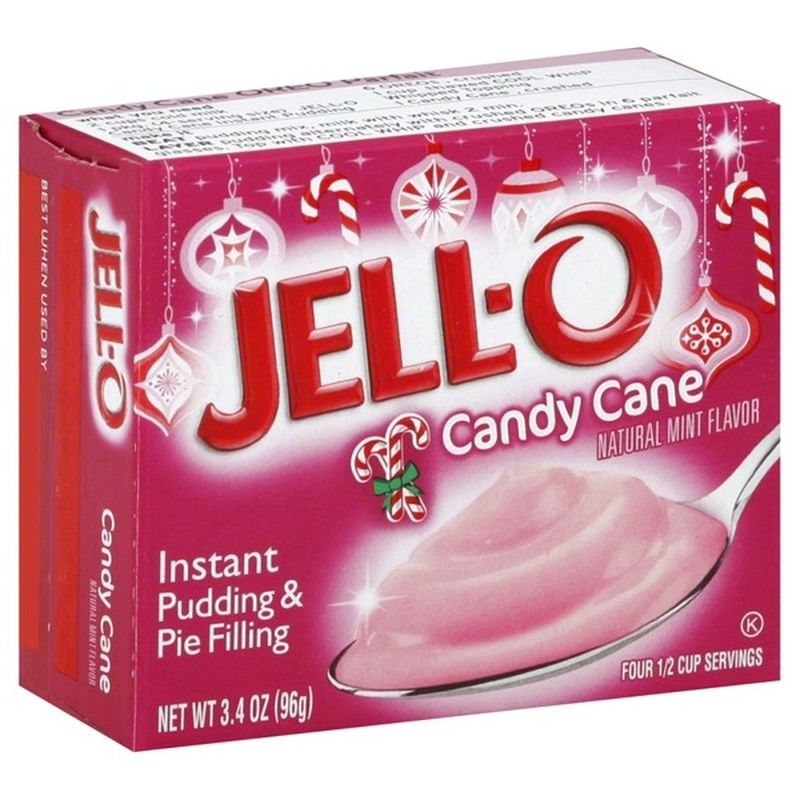 JellO Pudding & Pie Filling, Instant, Candy Cane (3.4 oz) Instacart