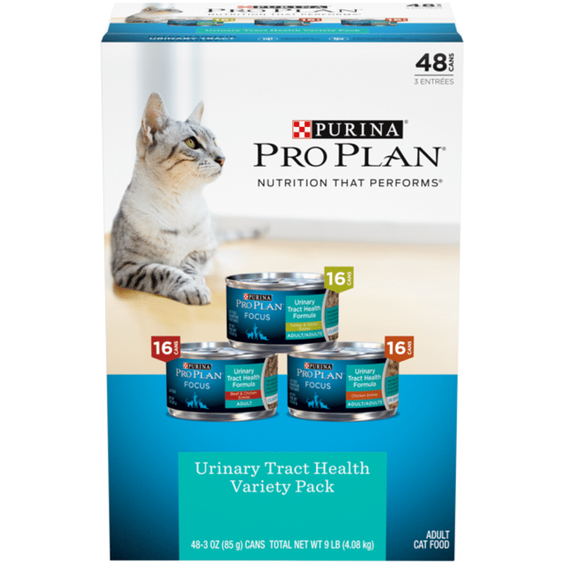 Purina Pro Plan Urinary Tract Health Wet Cat Food Variety Pack, Focus