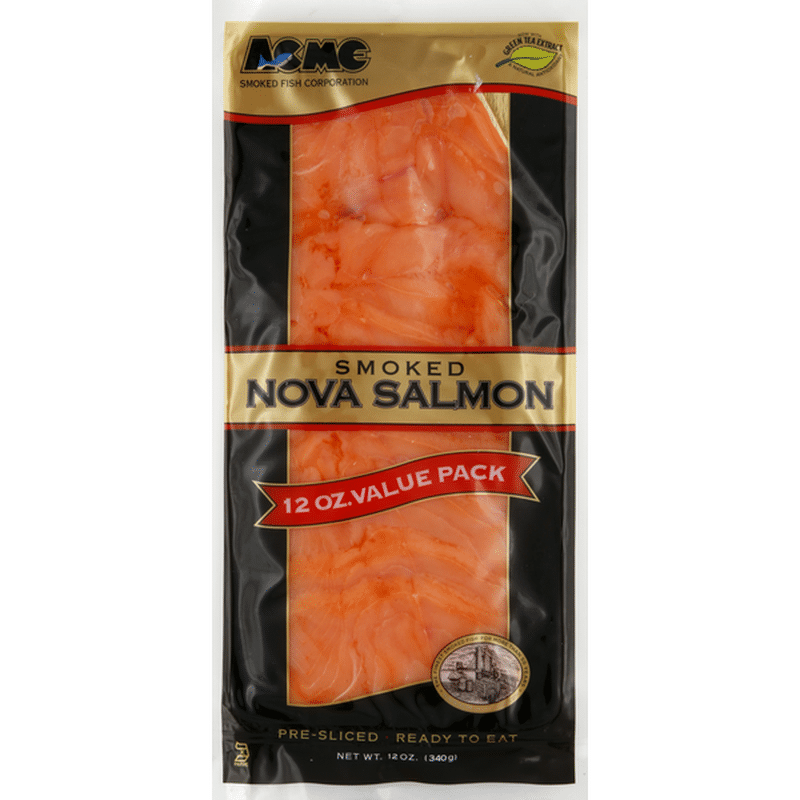 Acme Smoked Fish Smoked Nova Salmon Brooklyn Classic (12 oz) Instacart