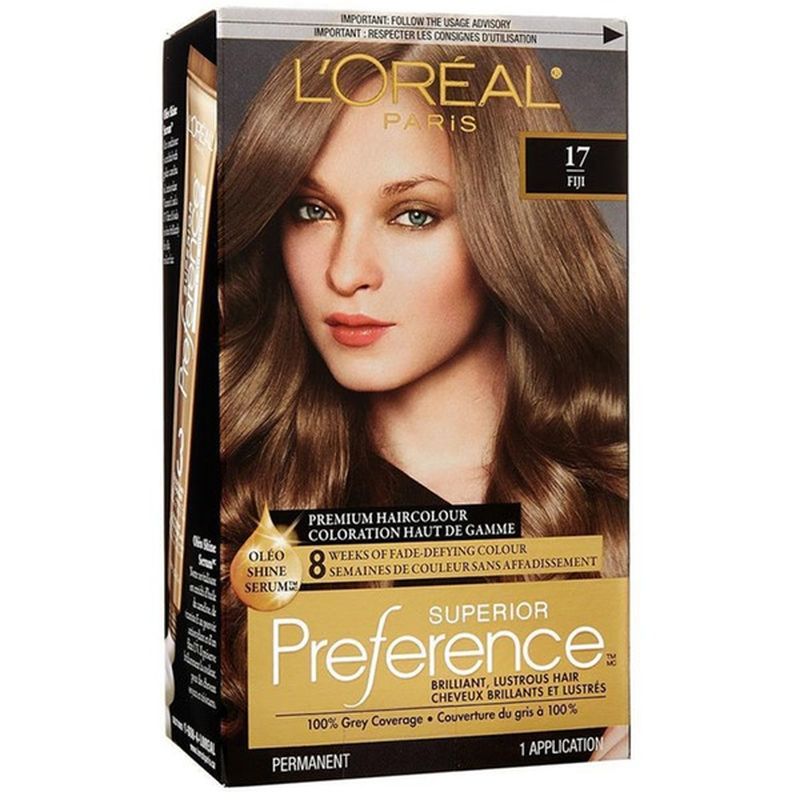 L'Oreal 17 Fiji Dark Ash Blonde Superior Preference Premium Haircolour ...