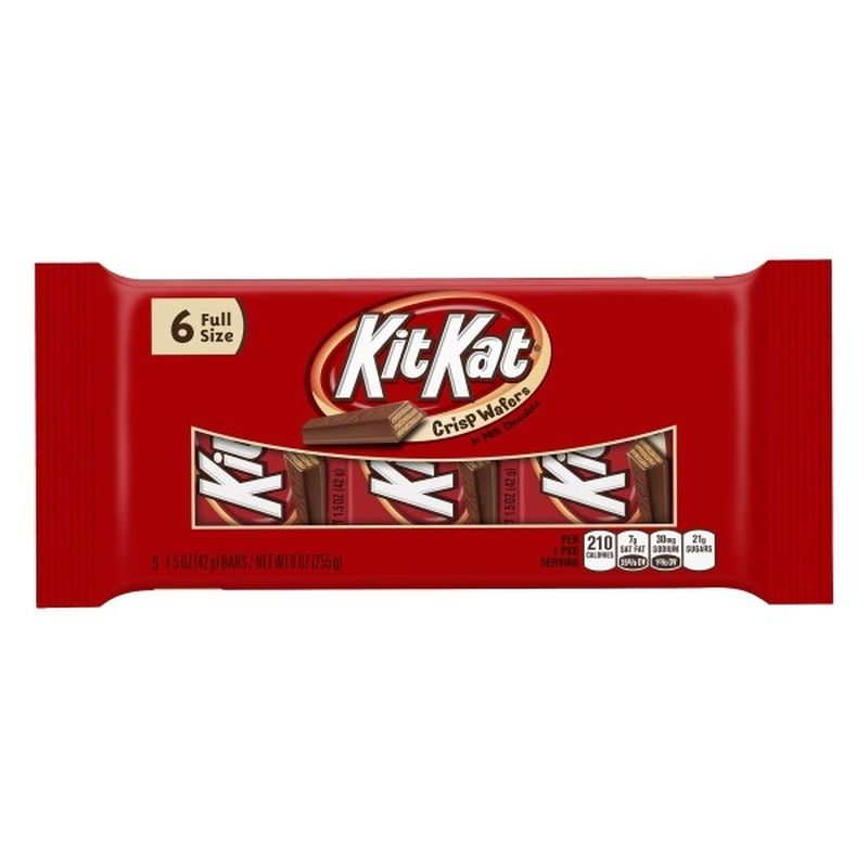 Kit Kat Crisp Wafers, in Milk Chocolate (6 each) from Wegmans - Instacart