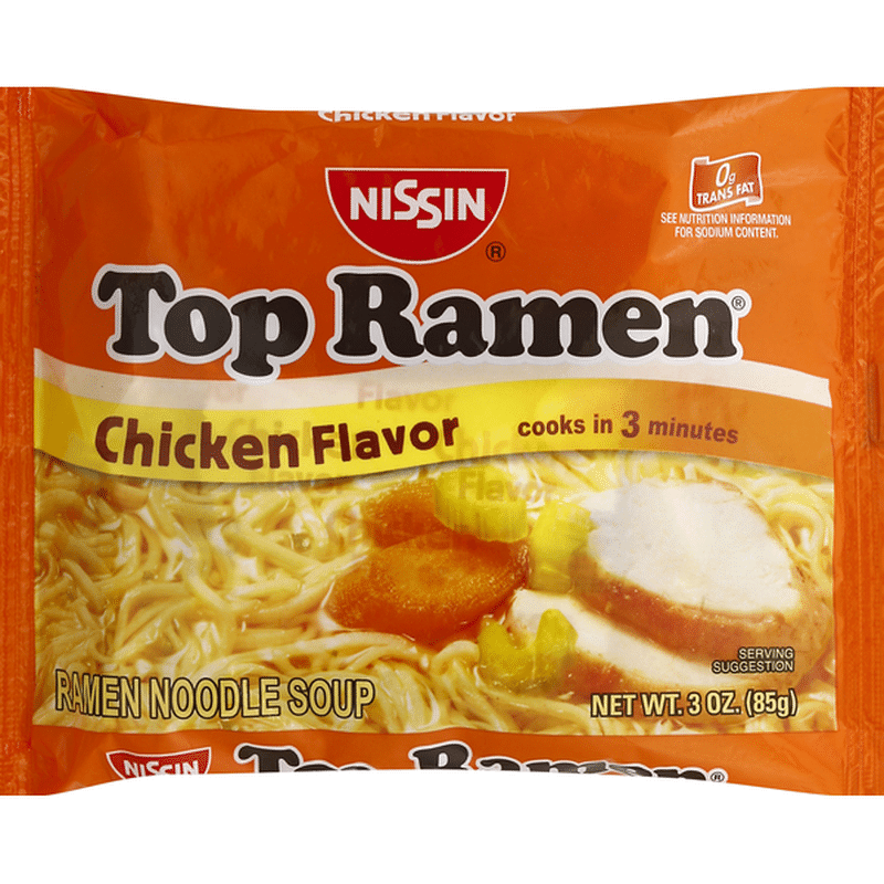 Nissin Soup Ramen Noodle Chicken Flavor 3 Oz Instacart